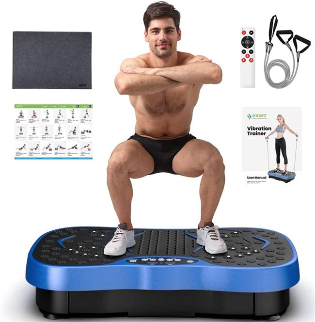 Fitness Vibration Plate Exercise Equipment Whole Body Shape Exercise Machine Vibration Platform Fit Massage Workout Trainer,Max User Weight 330lbs